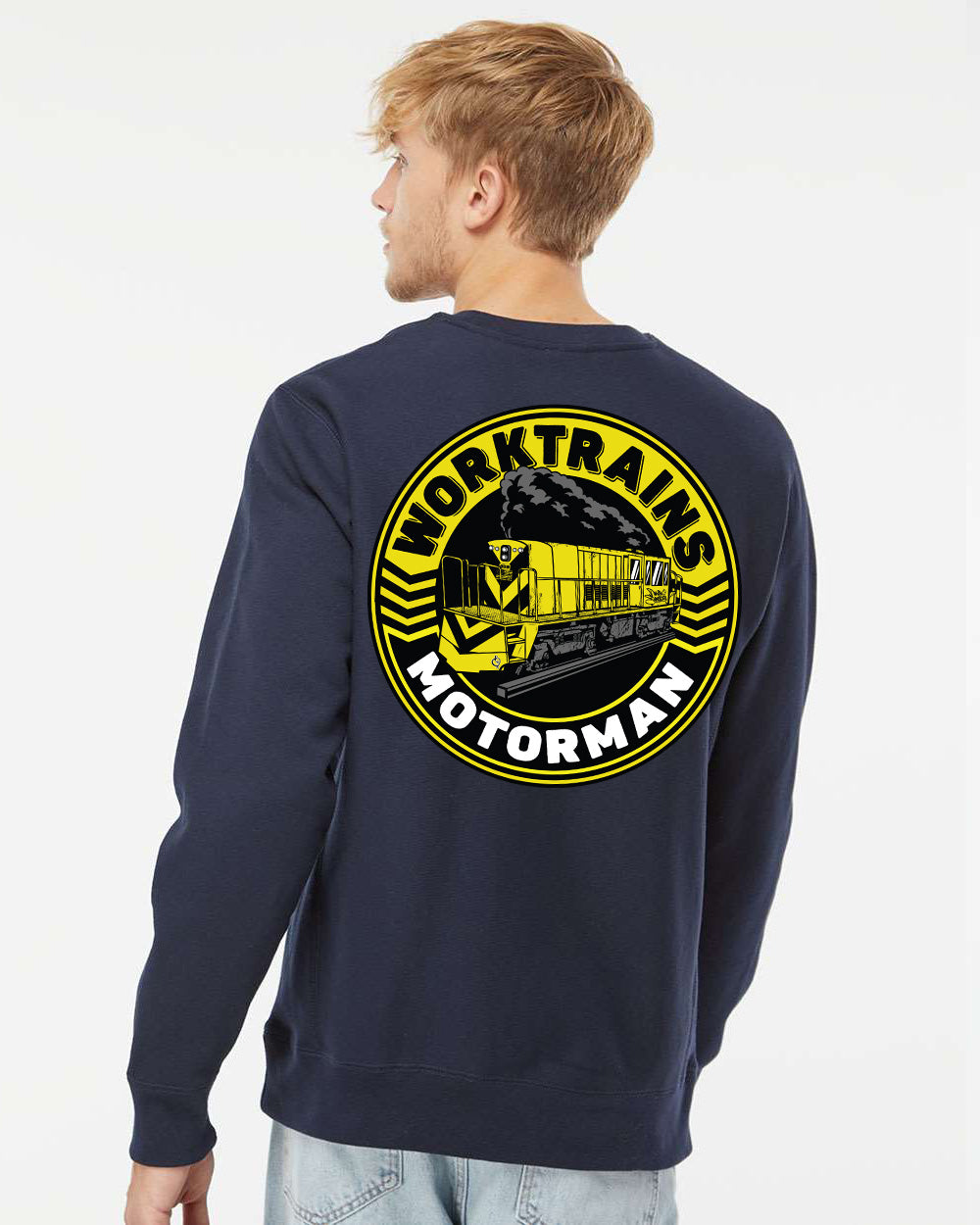 Works Trains Motorman Crew NK Sweatshirt